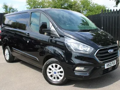 Used Ford Transit Custom Limited 130 HP (95 kW) 2021 Black Van