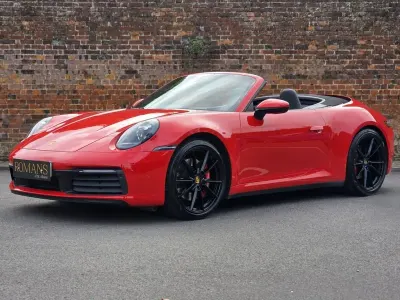 Used Porsche 992 2022 Red Cabriolet