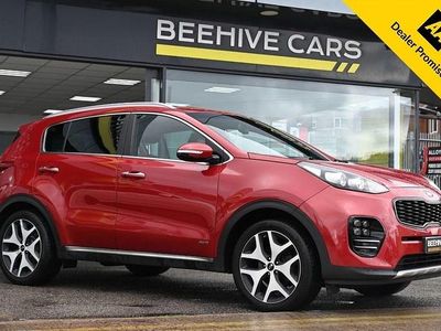 Begagnad Kia Sportage GT-Line 177 HK (130 kW) 2017 Röd SUV
