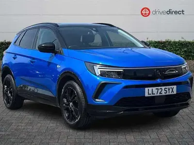 Used Vauxhall Grandland X GS Line 130 HP (95 kW) 2022 Blue SUV