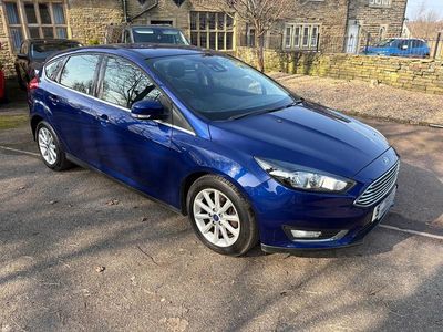 Used Ford Focus Titanium 2015 Blue Hatchback
