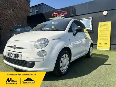 Used Fiat 500 Pop 69 HP (50 kW) 2012 White Hatchback