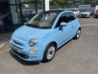 used Fiat 500 1.2 ECO Lounge Convertible 2dr Petrol Manual Euro 6 (s/s) (69 bhp)