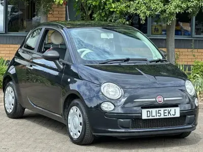 Used Fiat 500 Pop 69 HP (50 kW) 2015 Black Hatchback