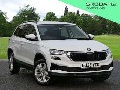 Used Skoda Karoq SE 150 HP (110 kW) 2025 Moon white metallic SUV
