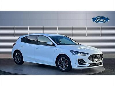 White Used 2024 Ford Focus ST-Line Hatchback | £17,143 (Fair price)