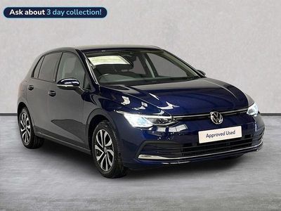 Used VW Golf VIII Active 130 HP (95 kW) 2022 Blue Hatchback