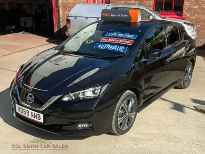 Used Nissan Leaf Tekna 110 kW (150 HP) 2019 Black Hatchback