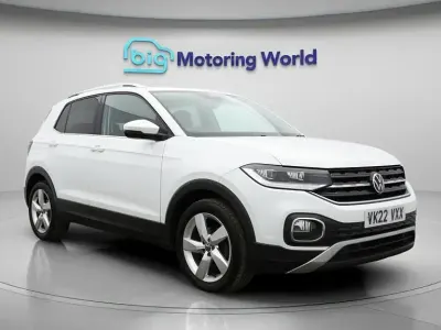 Used VW T-Cross SEL 110 HP (80 kW) 2022 White SUV