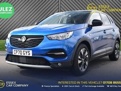 Used Vauxhall Grandland X SRi 130 HP (95 kW) 2021 Blue SUV
