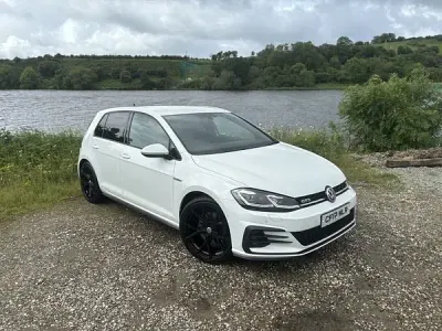 Used VW Golf VII GTD 184 HP (135 kW) 2017 White Hatchback