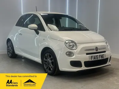 Used Fiat 500 S 69 HP (50 kW) 2015 White Hatchback
