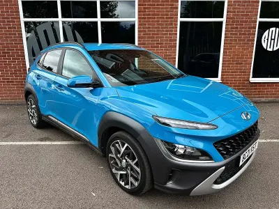 Used Hyundai Kona Premium 195 HP (143 kW) 2021 Blue SUV