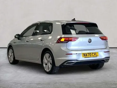 Used VW Golf VII Style 150 HP (110 kW) 2020 Silver Hatchback