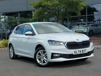 Used Skoda Fabia SE L 116 HP (85 kW) 2024 White Hatchback