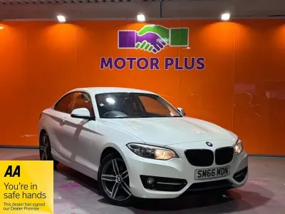 Usado BMW 218 Sport Line 150 HP (110 kW) 2016 Branco Coupé