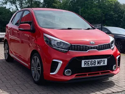 Used Kia Picanto GT-Line 99 HP (72 kW) 2018 Red Hatchback