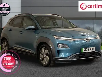 Used Hyundai Kona Premium SE 150 kW (204 HP) 2019 Blue SUV