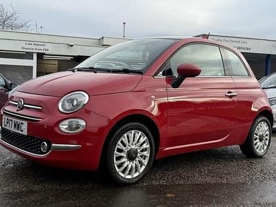 Red Used 2017 Fiat 500 Lounge Hatchback | £6,299 (Fair price)