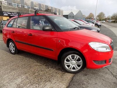 Used Skoda Fabia 2010 Red Estate