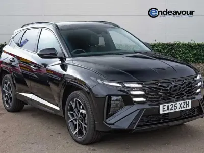 Second-hand Hyundai Tucson N Line 215 CP (158 kW) 2025 Negru SUV