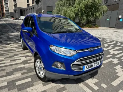 Used Ford Ecosport Zetec 123 HP (90 kW) 2016 Blue SUV