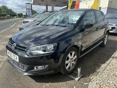 Begagnad VW Polo Edition 85 HK (62 kW) 2013 Svart Halvkombi