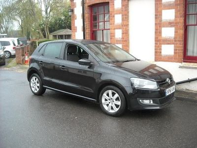 Used VW Polo Match 85 HP (62 kW) 2011 Black Hatchback
