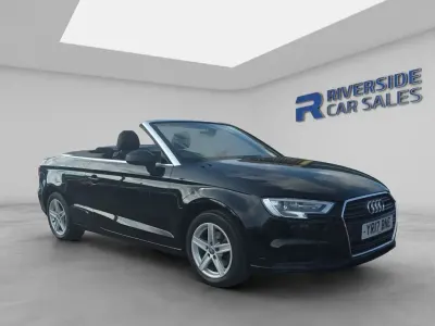Used Audi A3 Cabriolet Design 110 HP (80 kW) 2017 Black Cabriolet