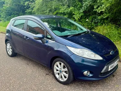 Used Ford Fiesta Zetec 2010 Blue Hatchback