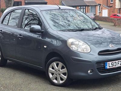 Begagnad Nissan Micra Acenta 80 HK (58 kW) 2013 Grå Halvkombi