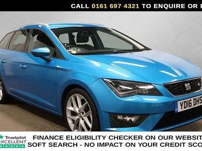 Used Seat Leon FR Sport 184 HP (135 kW) 2016 Blue Estate