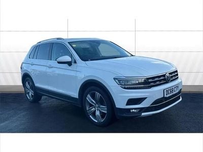 White Used 2018 VW Tiguan SEL SUV | £15,081 (Fair price)