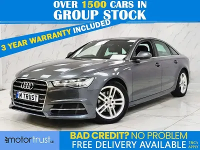 Used Audi A6 S-Line 190 HP (139 kW) 2017 Grey Sedan