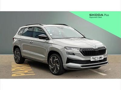 Used Skoda Karoq SportLine 150 HP (110 kW) 2023 Grey SUV