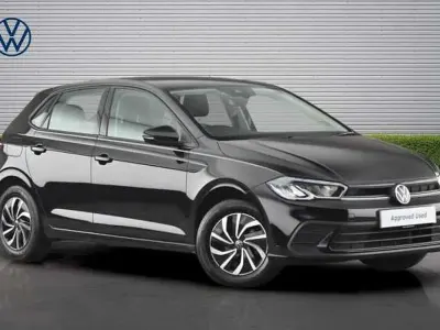Used VW Polo Life 95 HP (69 kW) 2025 Black Hatchback