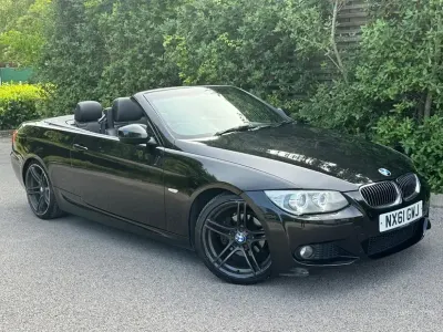 Used BMW 320 Cabriolet Sport Line 2011 Black Cabriolet