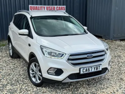 Used Ford Kuga Titanium 150 HP (110 kW) 2017 White SUV
