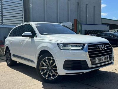 White Used 2016 Audi Q7 S-Line SUV | £24,400 (Fair price)