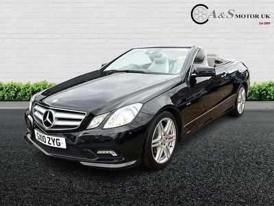 Used Mercedes E350 228 HP (167 kW) 2010 Black Cabriolet