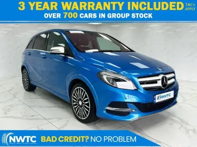 Used Mercedes B250e Electric Art 131 kW (179 HP) 2016 Blue MPV