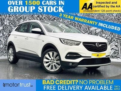 Used Vauxhall Grandland X Elite 130 HP (95 kW) 2021 White SUV
