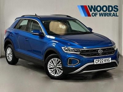 Used VW T-Roc Life 110 HP (80 kW) 2022 Blue SUV
