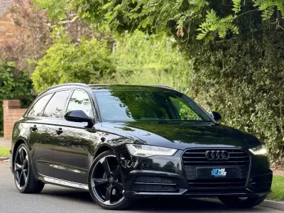 Used Audi A6 Black Edition 190 HP (139 kW) 2015 Black Estate