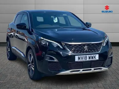 Used Peugeot 3008 GT-line 120 HP (88 kW) 2018 Black SUV
