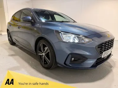 Used Ford Focus ST-Line 125 HP (91 kW) 2020 Blue Hatchback