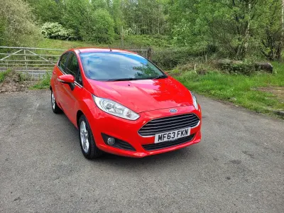 Used Ford Fiesta Zetec 2013 Red Hatchback