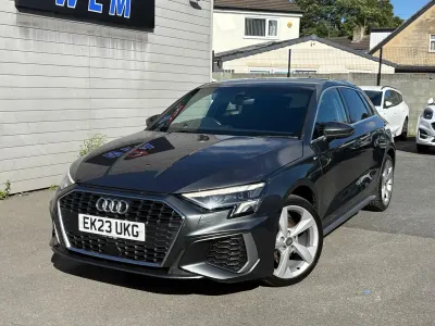 Used Audi A3 S-Line 110 HP (80 kW) 2023 Grey Sedan