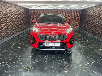 Used Kia Sportage GT-Line S 177 HP (130 kW) 2019 Red SUV