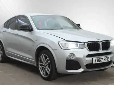 Used BMW X4 M Sport 190 HP (139 kW) 2018 Silver SUV
